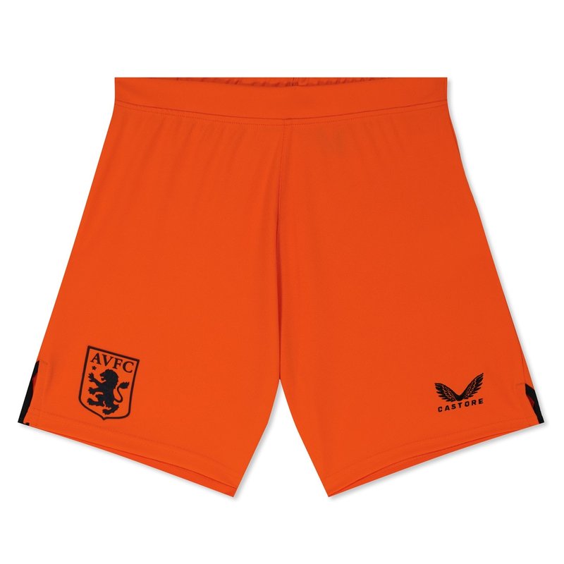 Castore Aston Villa Away Junior Goalkeeper Shorts 2022 2023