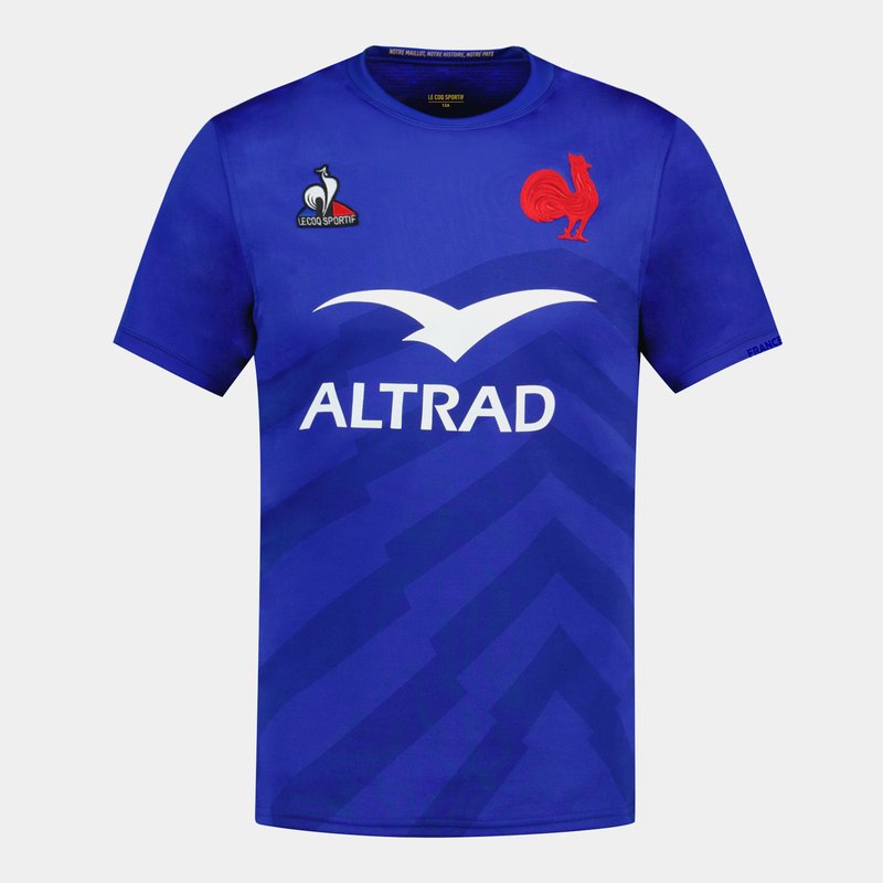 Le Coq Sportif France 22/23 Home Rugby Shirt Kids