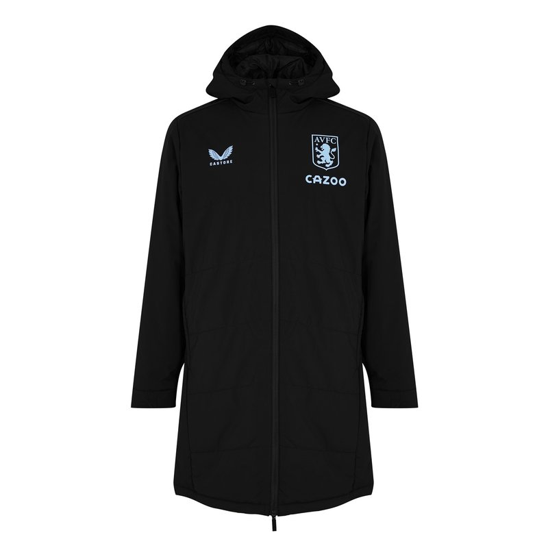 Castore Aston Villa Hooded Long Rain Jacket