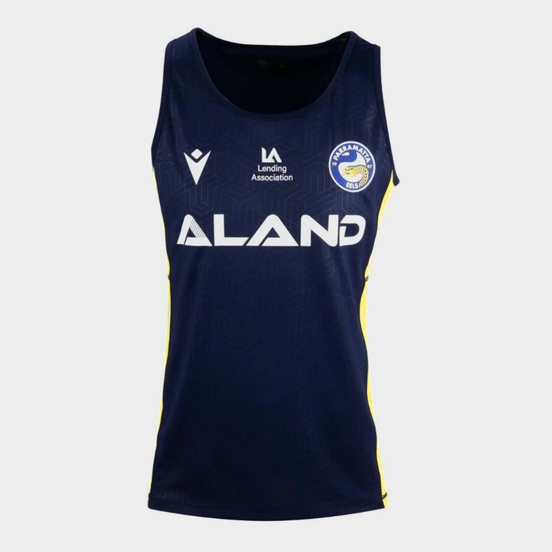 Macron Parramatta Eels 2023 Singlet Mens