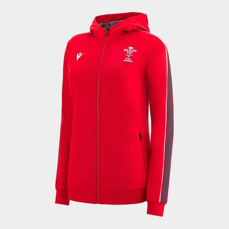 Macron Wales RWC 2023 Full-Zip Ladies Hoodie