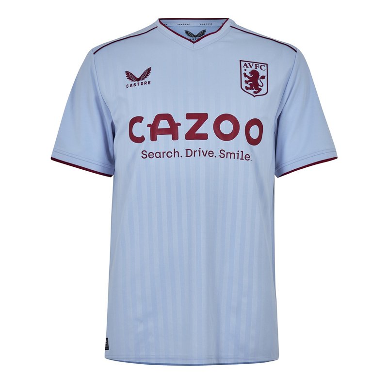 Castore Aston Villa Authentic Away Shirt 2022 2023 Adults