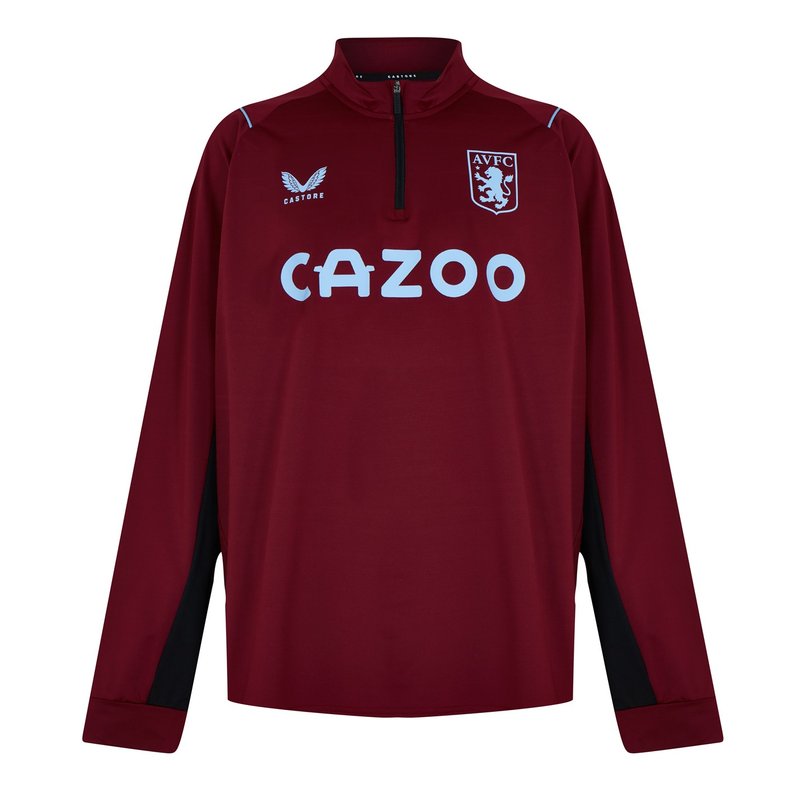 Castore Aston Villa Mid Zip Mid Layer Top