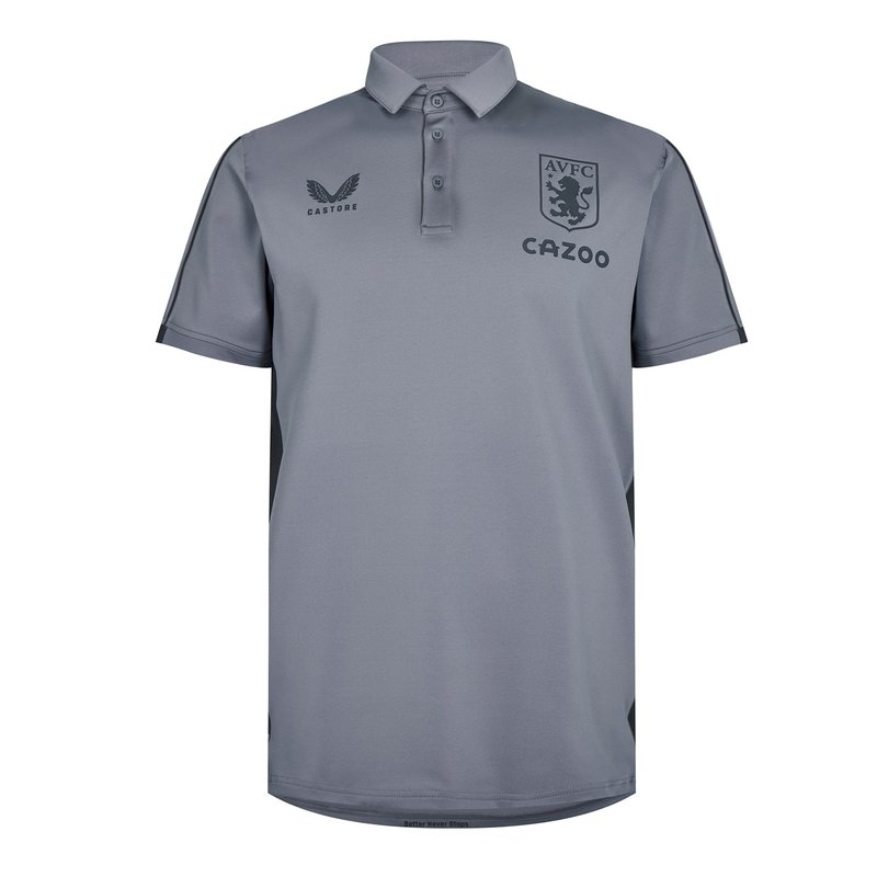 Castore Aston Villa Mens Staff Travel Polo