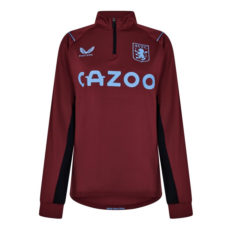 Castore Villa FC Staff quarter Zip Mid layer Ladies
