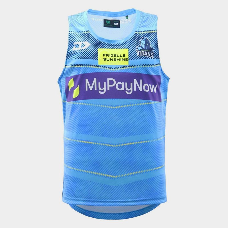 Dynasty Sport Gold Coast Titans 2023 Training Singlet Mens