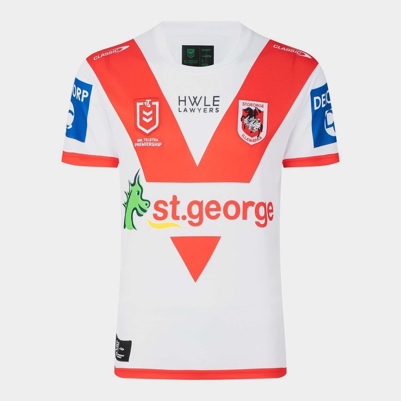 Classic Sportswear St. George Illawarra Dragons 2023 Home Mens Rugby Shirt