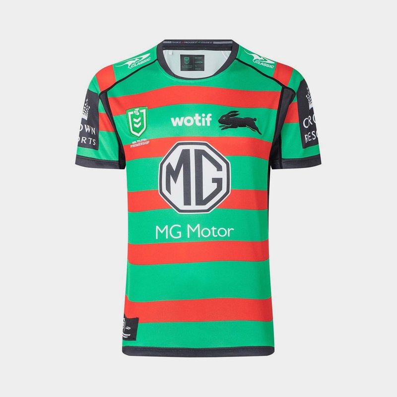 Classic Sportswear South Sydney Rabbitohs 2023 Home Mens Rugby Shirt
