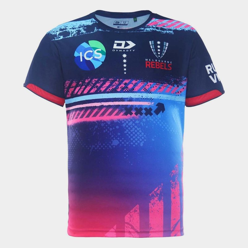 Dynasty Sport Melbourne Rebels 2023 Training T-Shirt Mens