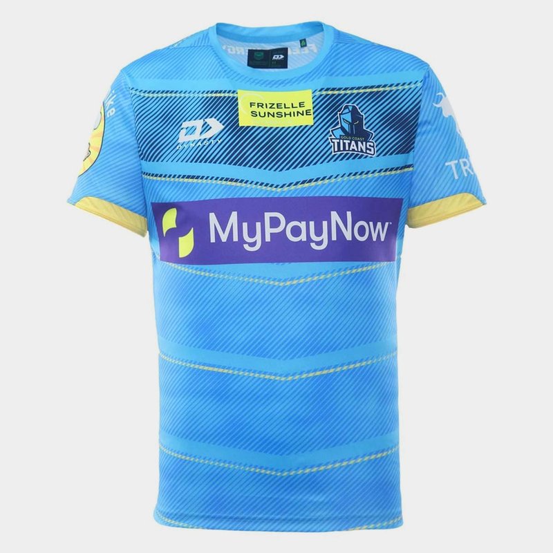 Dynasty Sport Gold Coast Titans 2023  Training T-Shirt Mens