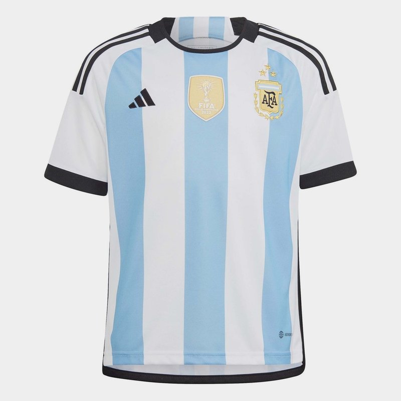 adidas Argentina 3 Star Home Jersey Junior