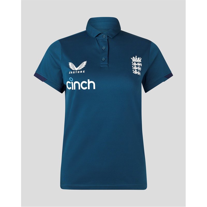 Castore England Cricket Training Polo Shirt Womens