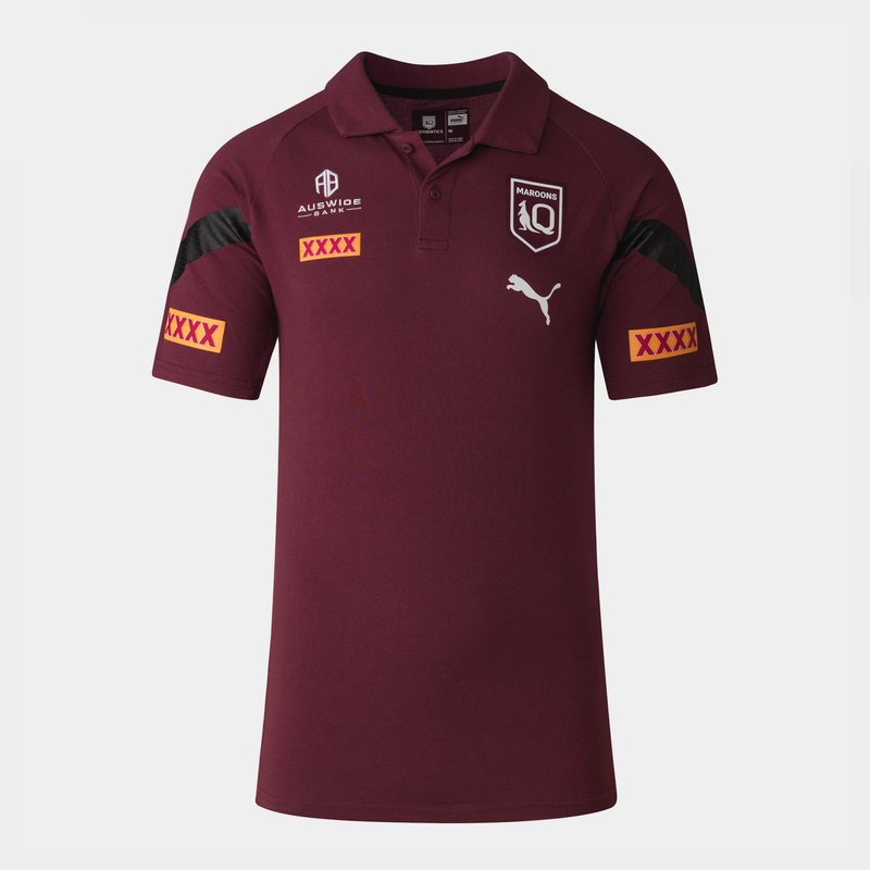 Puma Queensland Maroons 2023 Polo Shirt Mens
