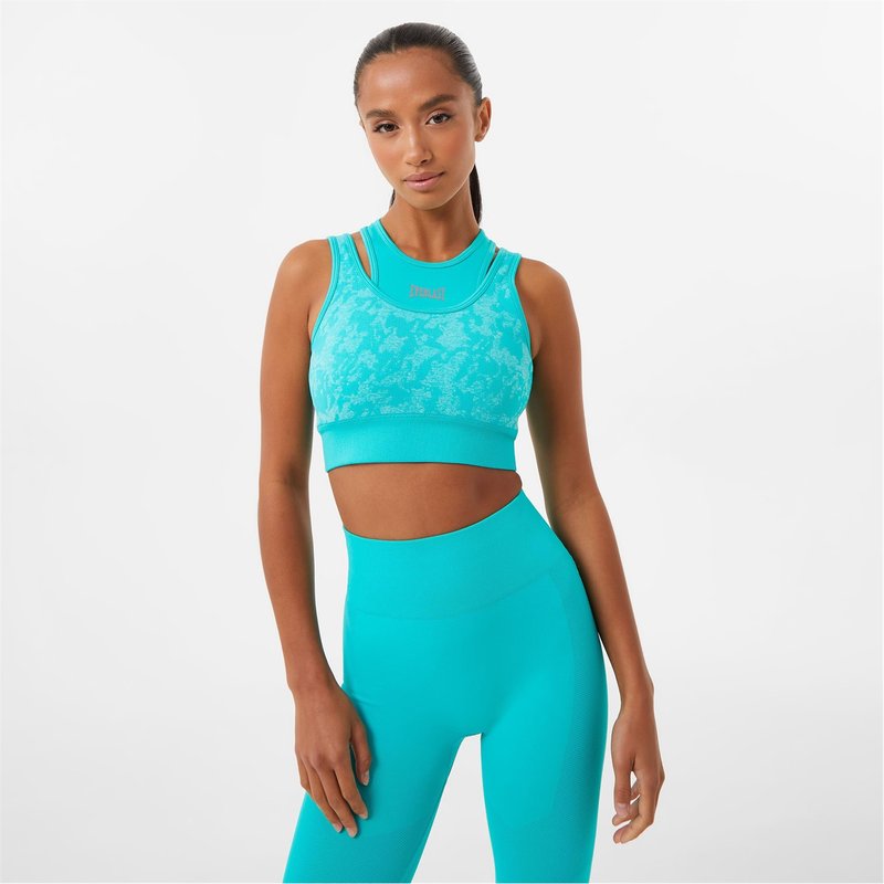 Everlast High Neck Racer Sports Bra