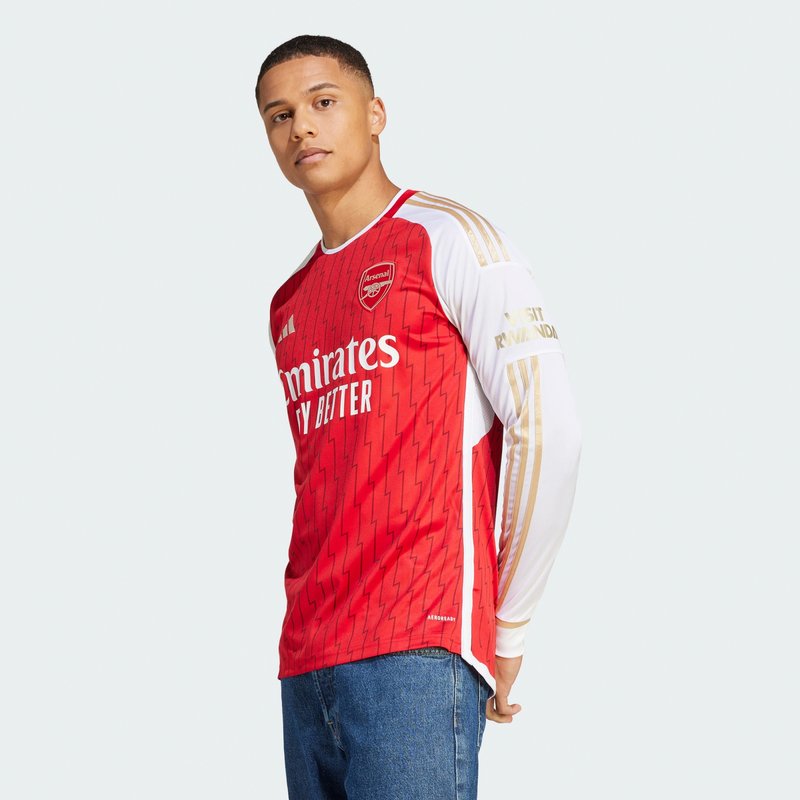 adidas Arsenal Long Sleeve Home Shirt 2023 2024 Adults