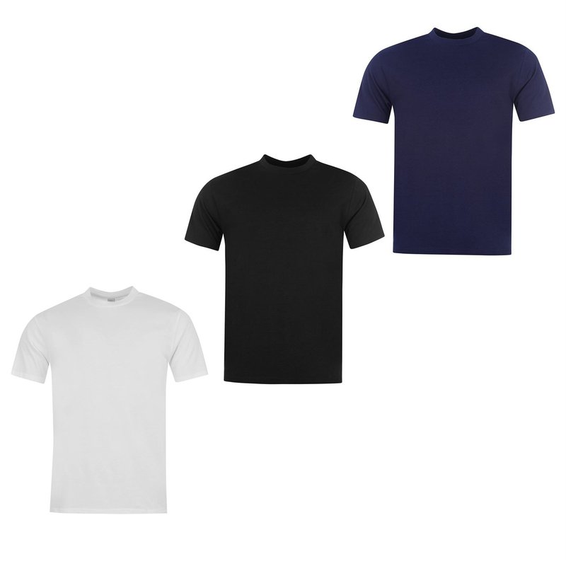 Donnay 3 Pack T Shirts Mens