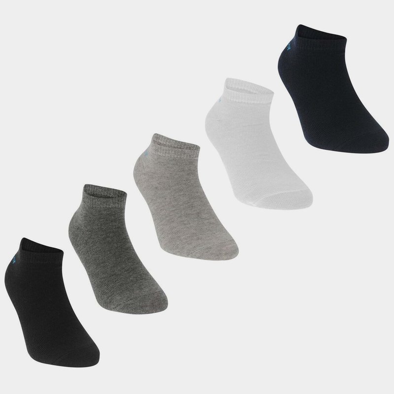 Slazenger 5 Pack Trainers Socks Junior