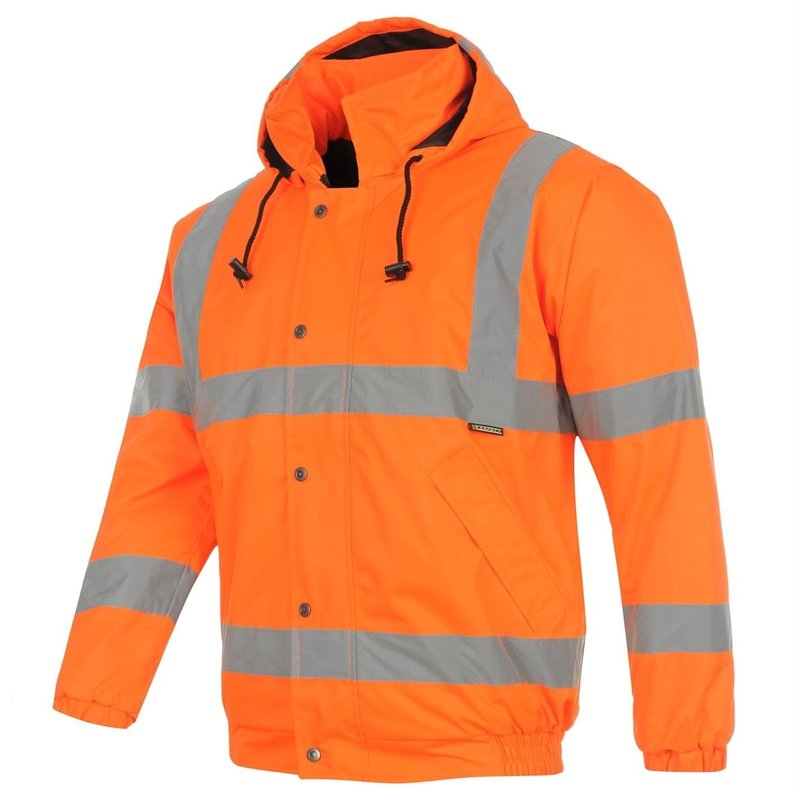 Dunlop Hi Vis Bomber Jacket Mens