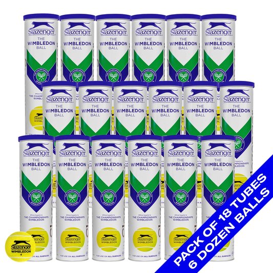 Slazenger Wimbledon Tennis Balls (tube of 4)