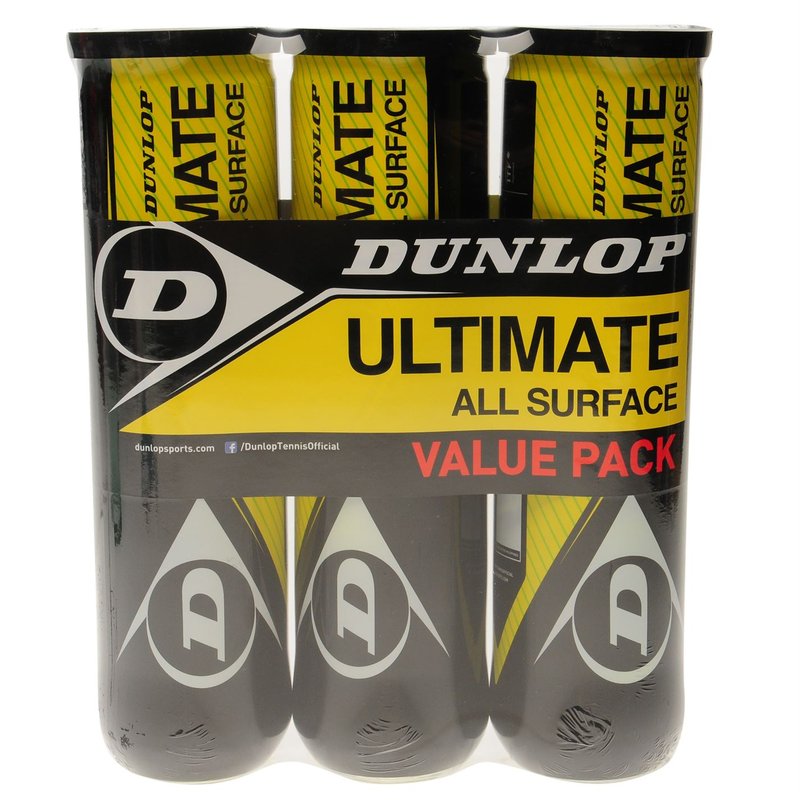 Dunlop Ultimate All Surface Tennis Ball Tri Pack