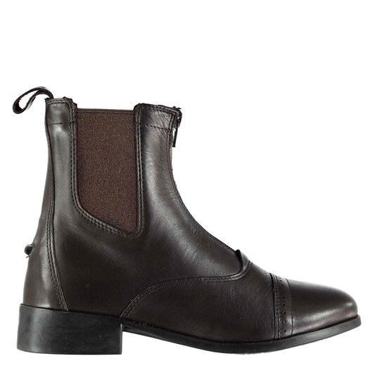 Dublin Ladies Elevation II Zip Paddock Boots - Brown