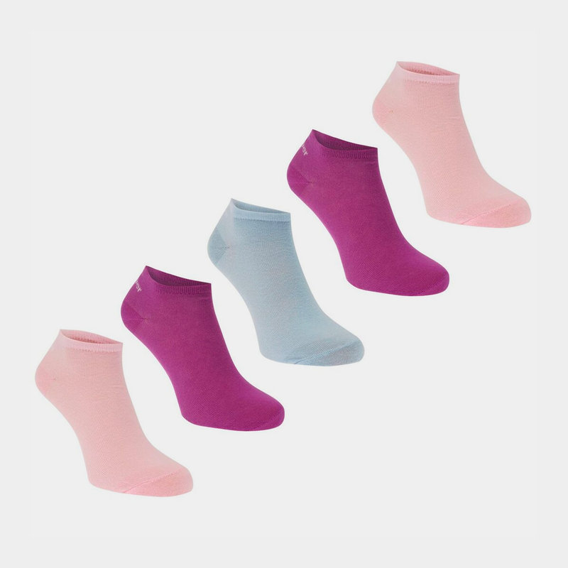 Slazenger Trainer Socks 5 Pack Ladies