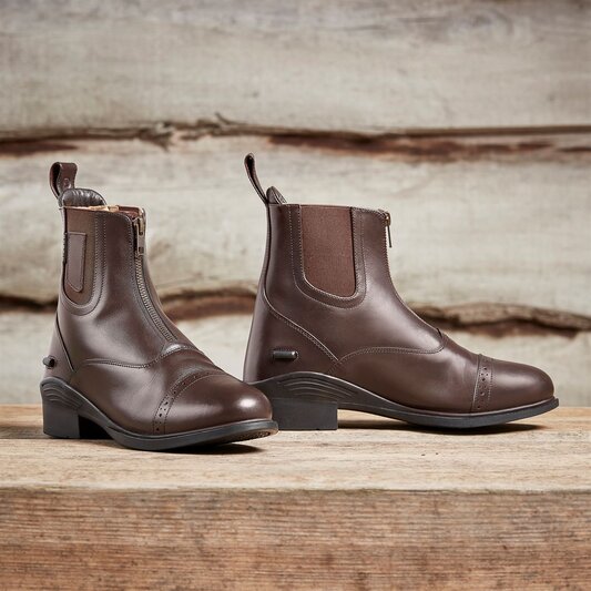Dublin Ladies Evolution Zip Jodhpur Boots - Brown