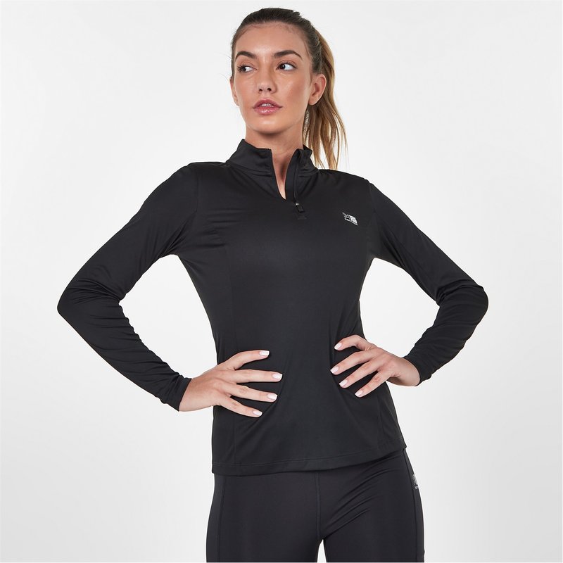 Karrimor 1/4 Zip Long Sleeve Ladies running Top 