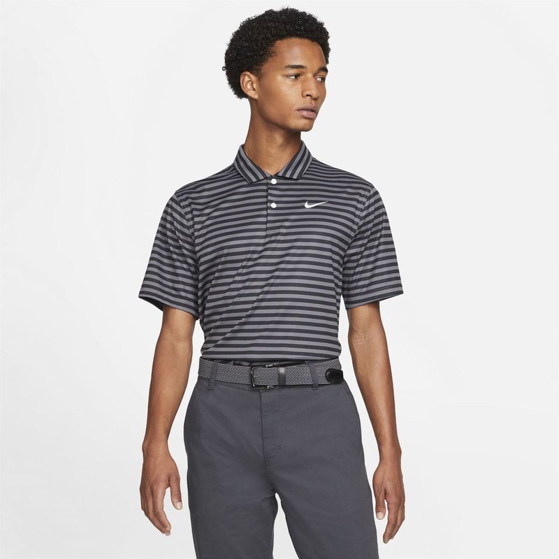 Nike Essential Stripe Polo Shirt Mens