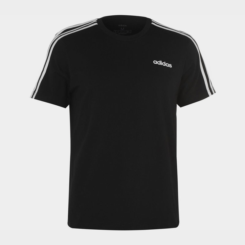 adidas 3 Stripes T Shirt Mens