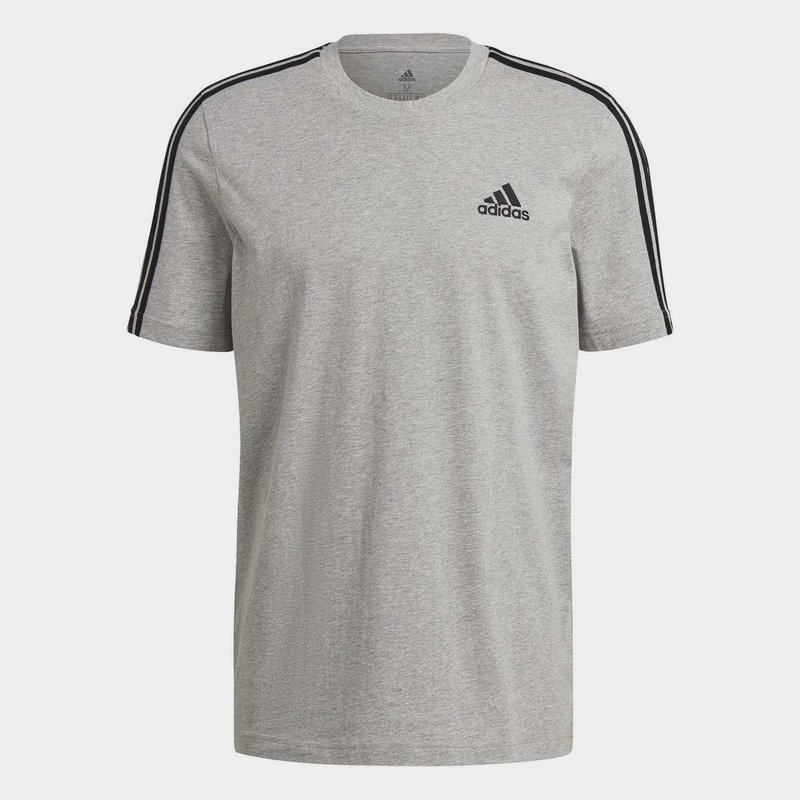 adidas 3 Stripes T Shirt Mens