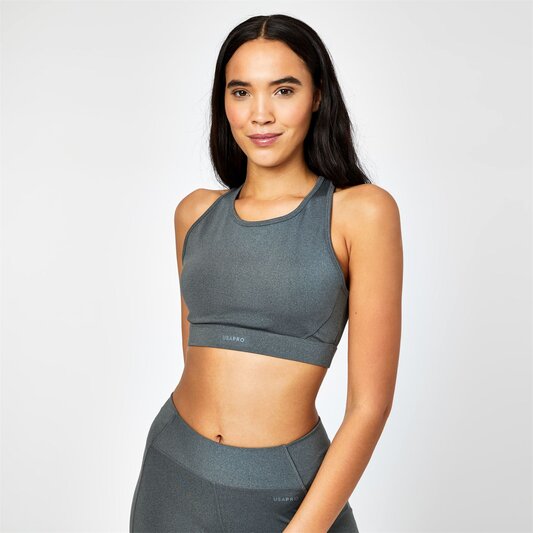 USA Pro Racer Back Sports Bra