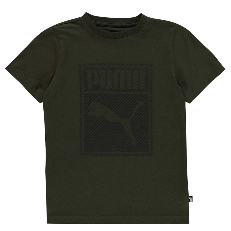 Puma Box QT T Shirt Junior Boys