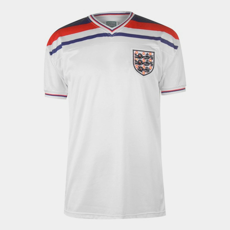 Score Draw England Jersey 1982 Home Mens