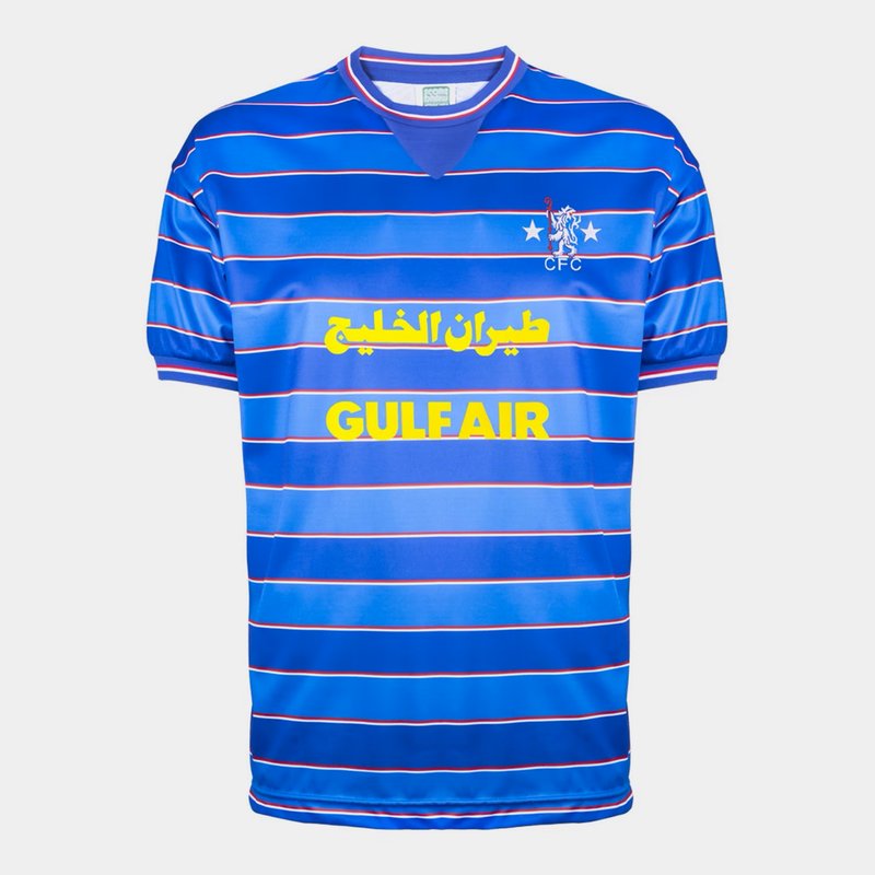 Score Draw Chelsea 1984 Home S/S Retro Football Shirt