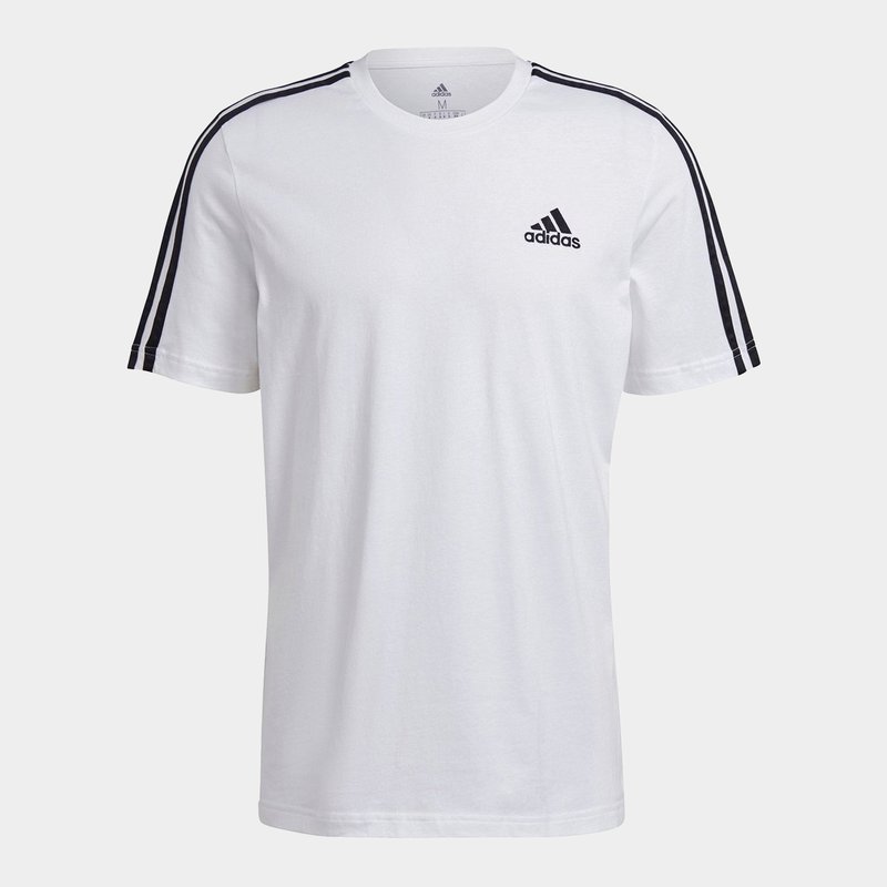 adidas 3 Stripes T Shirt Mens