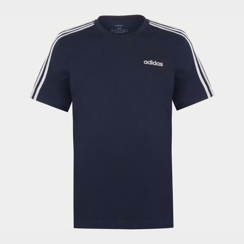 adidas 3 Stripes T Shirt Mens