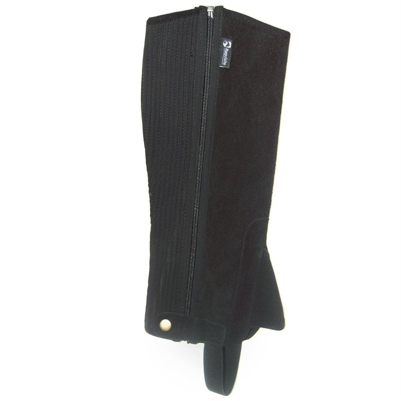 Requisite Suede Ladies Half Chaps - Black