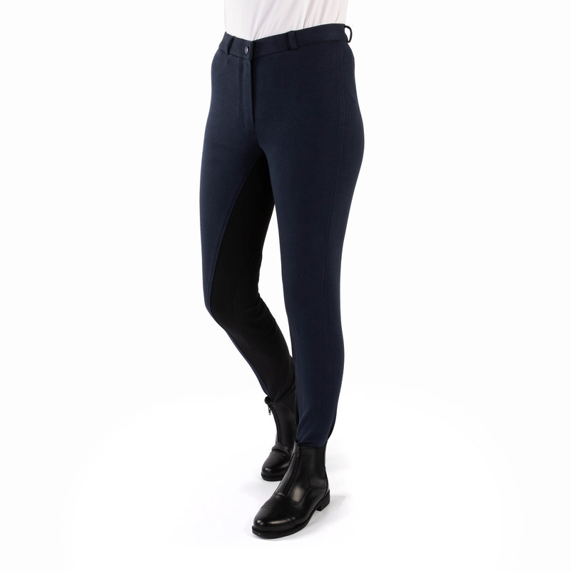Requisite Two Tone Ladies Jodhpurs - Navy/Black