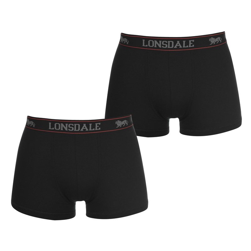 Lonsdale 2 Pack Trunk Mens