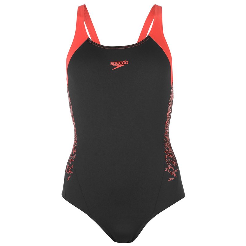 Speedo Boom Splice Muscleback Swimsuit Ladies