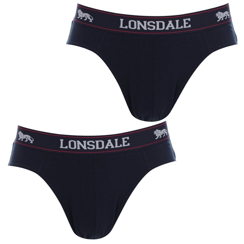 Lonsdale 2Pk Brief Mens