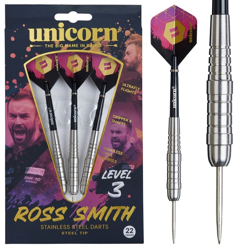 Unicorn Level 3 Stainless Steel Darts 22g