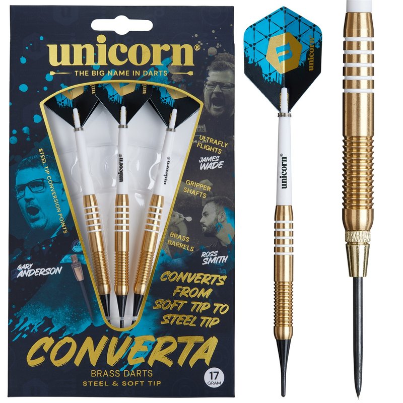 Unicorn Converta Brass Darts 17g