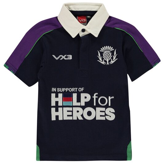 VX-3 3 Help For Heroes Scotland Shirt Junior Boys