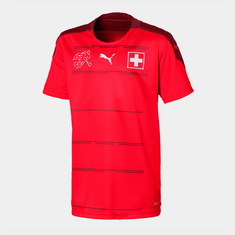 Puma Switzerland 2020 Kids Home Football Shirt