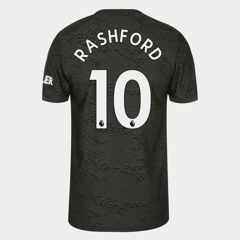 adidas Manchester United Marcus Rashford Away Shirt 20/21 Mens