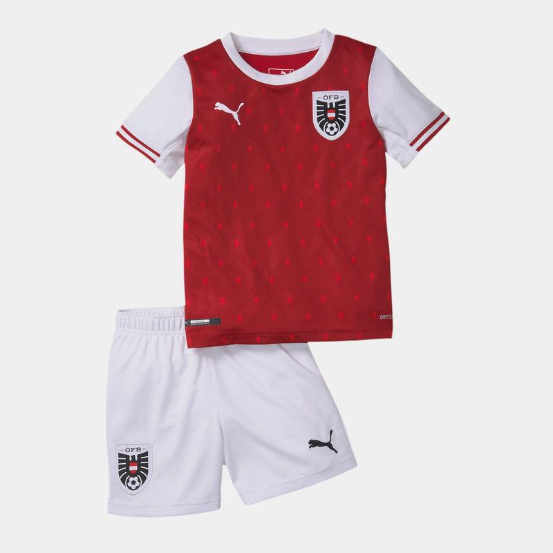 Puma Austria 2020 Home Mini Kids Football Kit