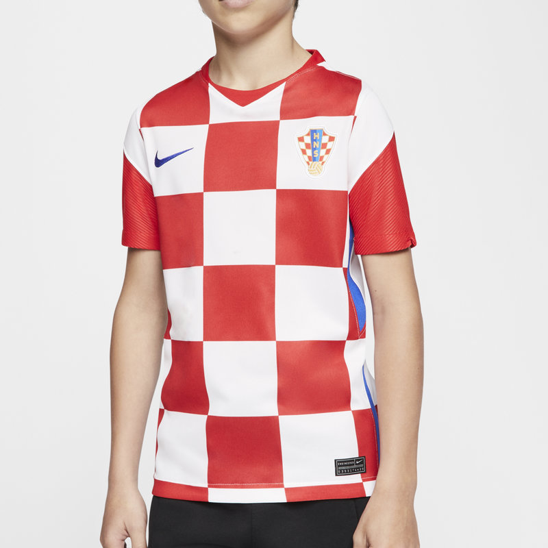 Nike Croatia 2020 Kids Home Football Shirt