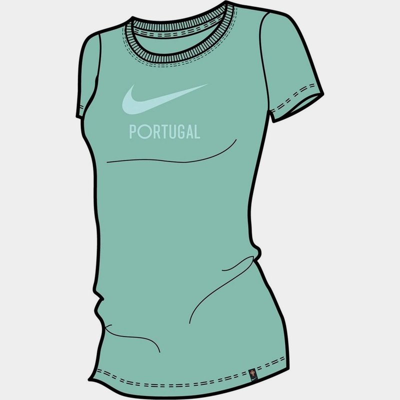 Nike Portugal 2020 Ladies Football T-Shirt